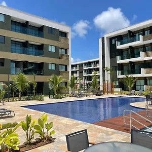 Flat Estudio De Luxo - De Muro Alto - Piscinas - Ideal Casais, Familias Com Criancas - Ap Completo - Ar Cond, Wi Fi, Netflix, Estacionamento - 400 Mt Do Mar Apartamento